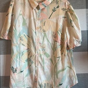 Men's Pastel Patterned Casual Shirt